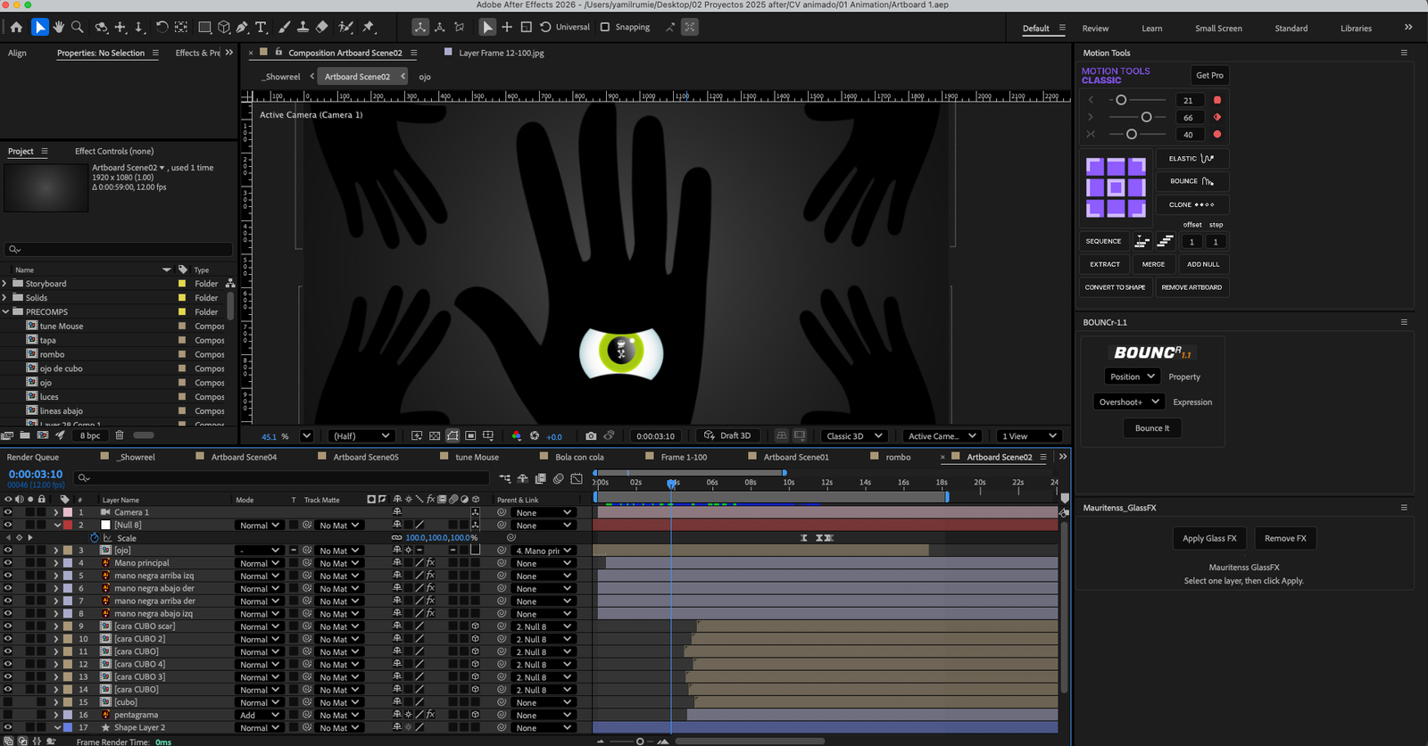 Behind the process, screenshot 01