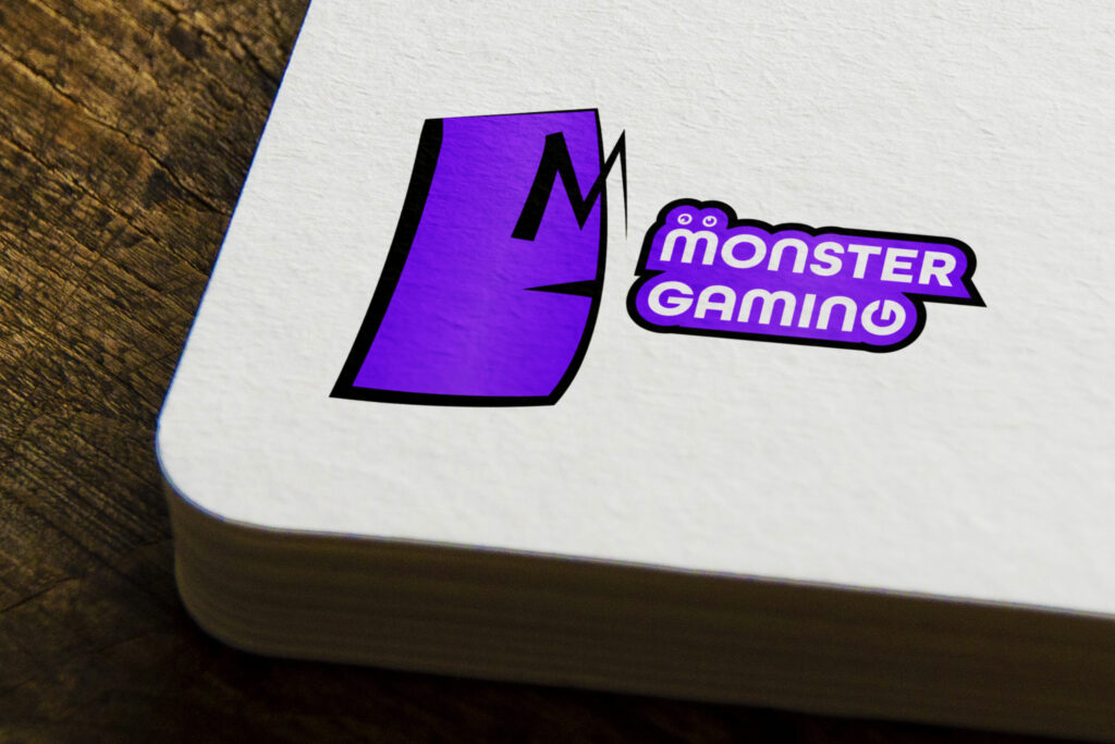 logo monster papel