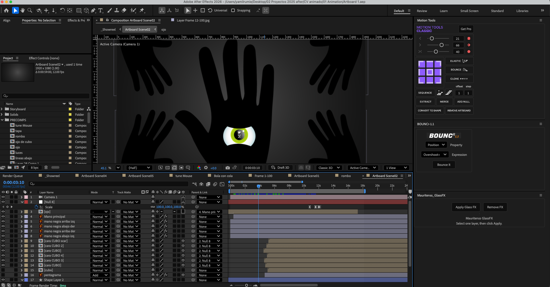 Ojos animatic